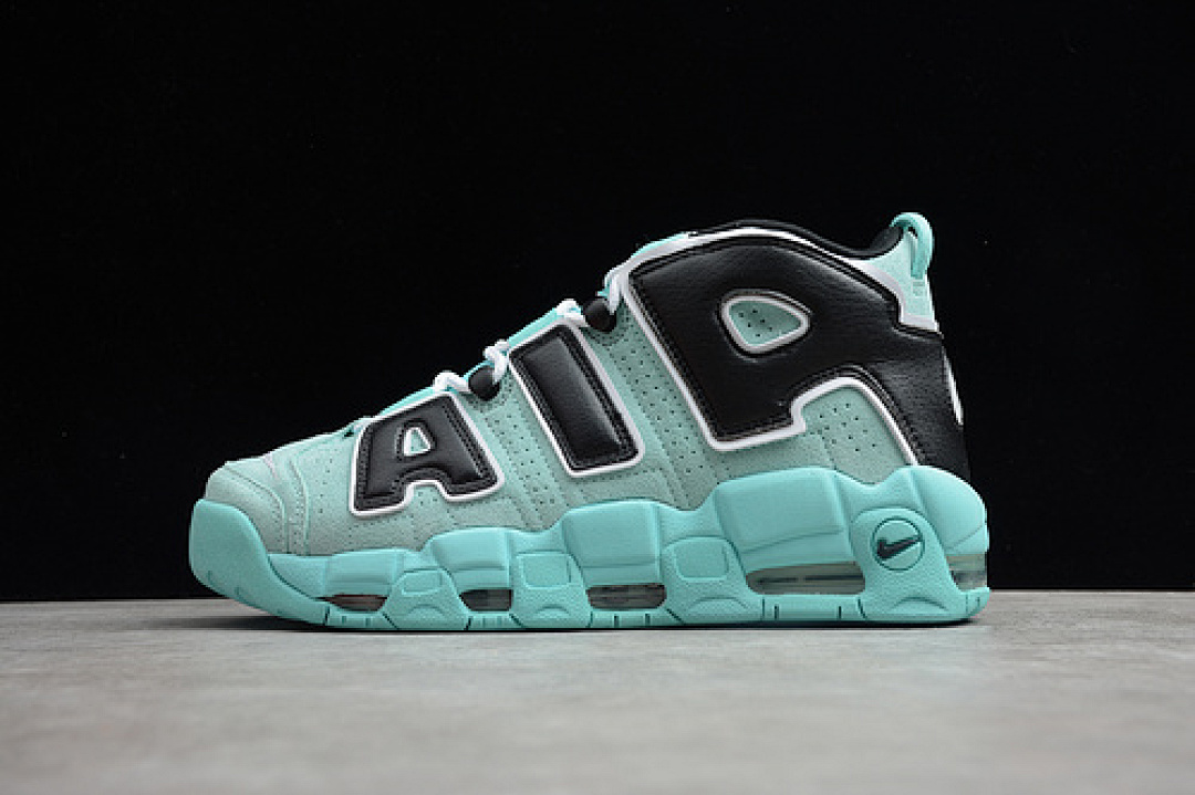 Nike [CN8118-400]-[AIR MORE UPTEMPO GS GREEN/BLACK/WHITE]-[WOMAN:36-39]-[MAN:40-45], photo 1