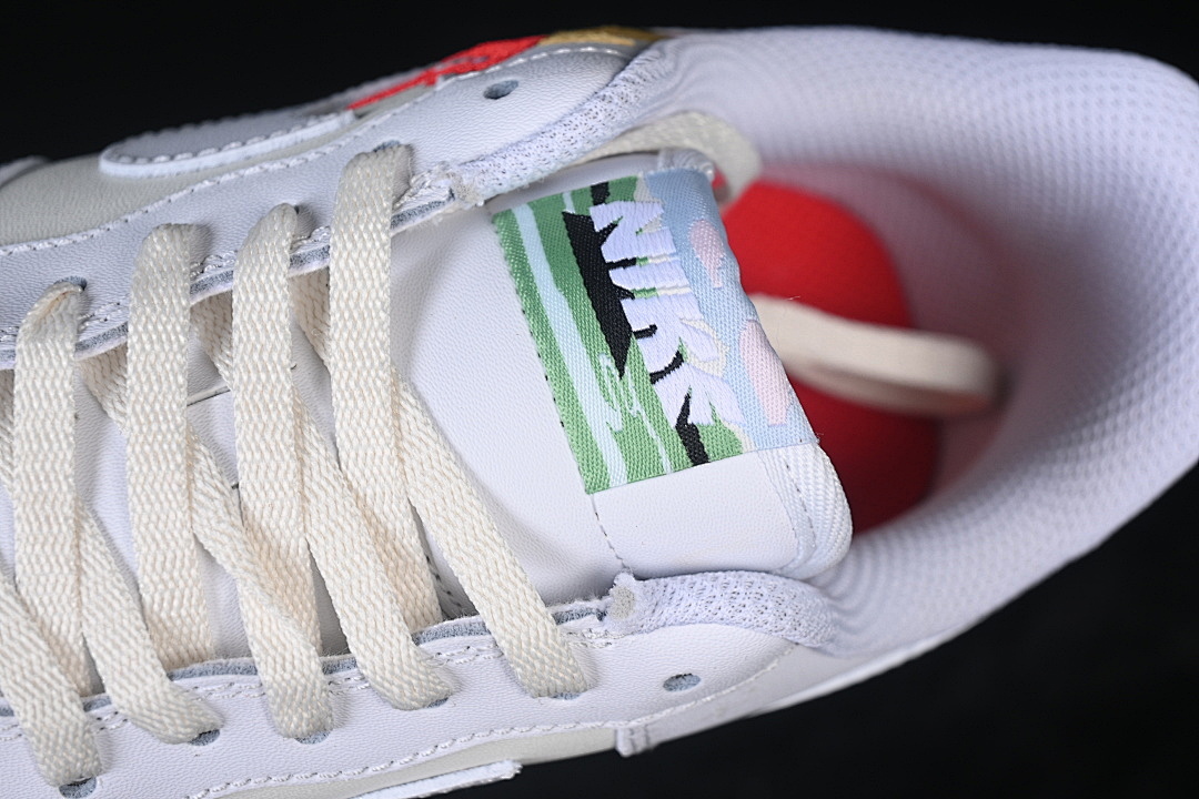 Nike [IQ1133-111]-[AIR FORCE 1 07 LOW CASUAL SNEAKERS WHITE/RED]-[WOMAN:36-39]-[MAN:40-45] - Image 9