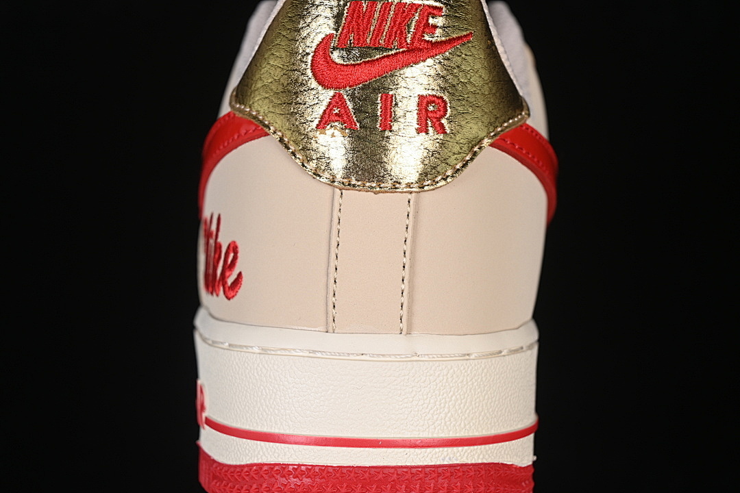 Nike [NH0601-526]-[AIR FORCE 1 07 LOW CASUAL SNEAKERS BROWN/RED]-[WOMAN:36-39]-[MAN:40-45] - Image 7