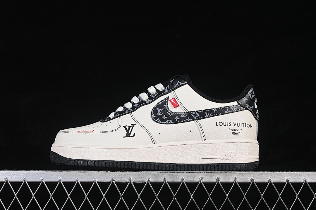 Nike [LV2288-002]-[AIR FORCE 1 07 LOW CASUAL SNEAKERS WHITE/BLACK/WHITE]-[WOMAN:36-39]-[MAN:40-45], photo 1