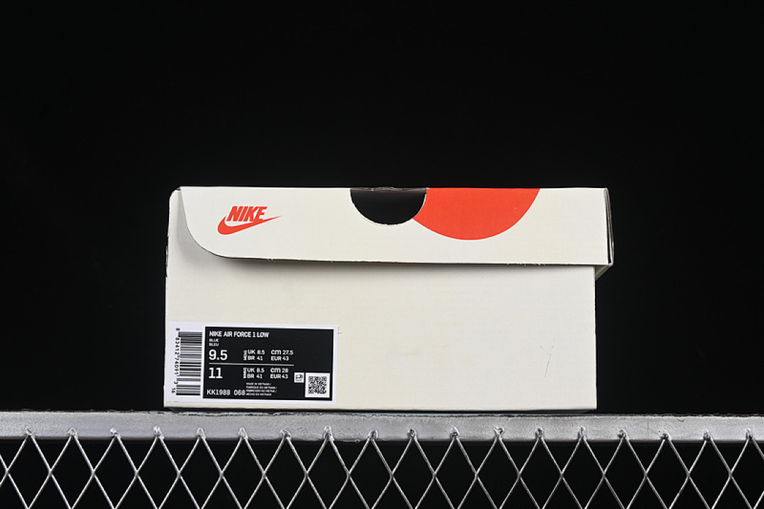 Nike [KK1988-068]-[AIR FORCE 1 07 LOW WHITE/BLUE]-[WOMAN:36-39]-[MAN:40-45] - Image 12