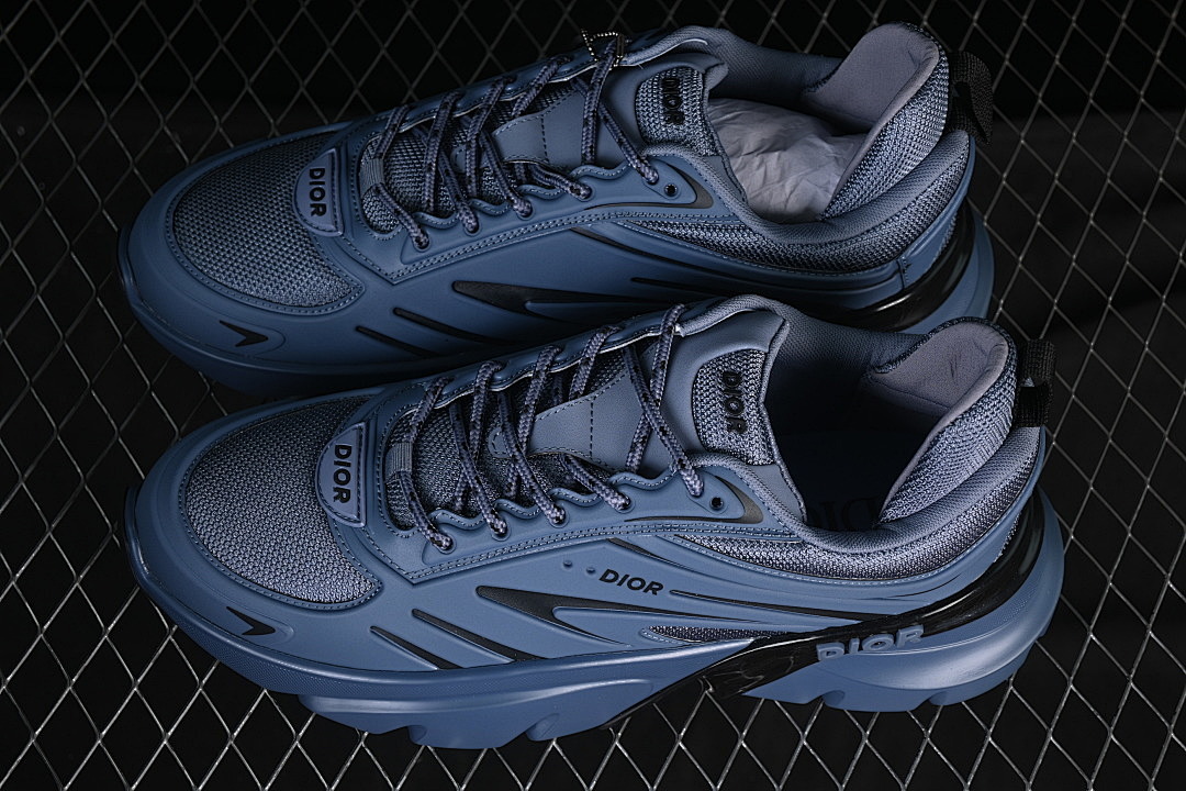 Dior [LEISURE SPORTS SHOES BLUE/BLACK/BLUE]-[WOMAN:39]-[MAN:40-45] - Image 10