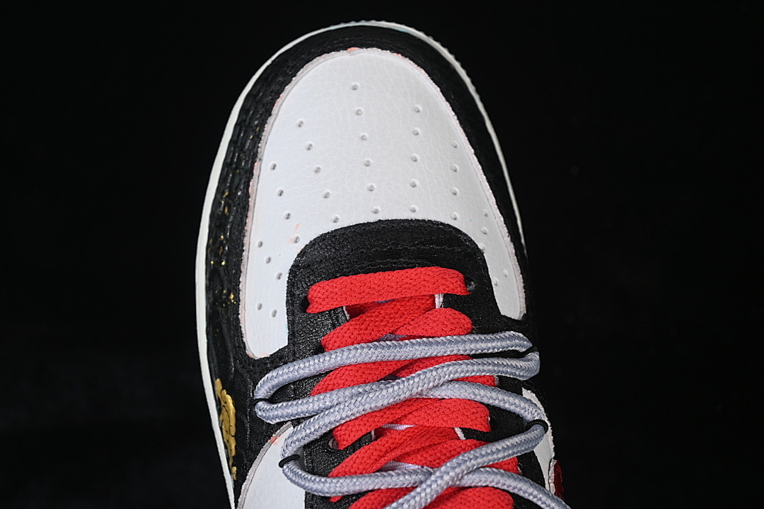 Nike [DX2697-111]-[AIR FORCE 1 07 LOW WHITE/BLACK/RED/GOLD]-[WOMAN:36-39]-[MAN:40-45] - Image 10