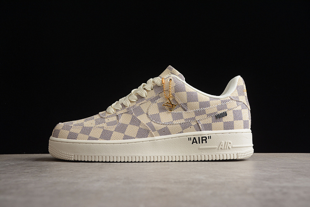 Nike [1A9V9G]-[AIR FORCE 1 LOW OFF WHITE/GREY/WHITE]-[WOMAN:36-39]-[MAN:40-45], photo 1