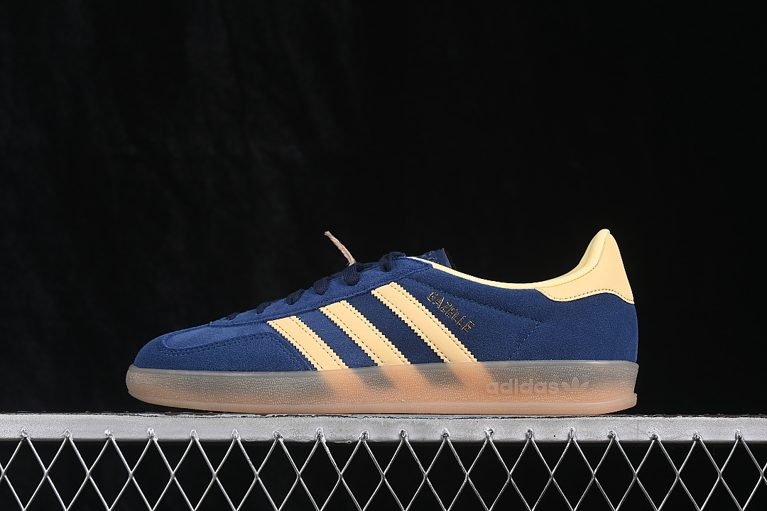 Unbranded [IH6798]-[GAZELLE INDOOR CASUAL ANTI SLIP BOARD SHOES BLUE/YELLOW]-[WOMAN:35-39]-[MAN:40-46], photo 1