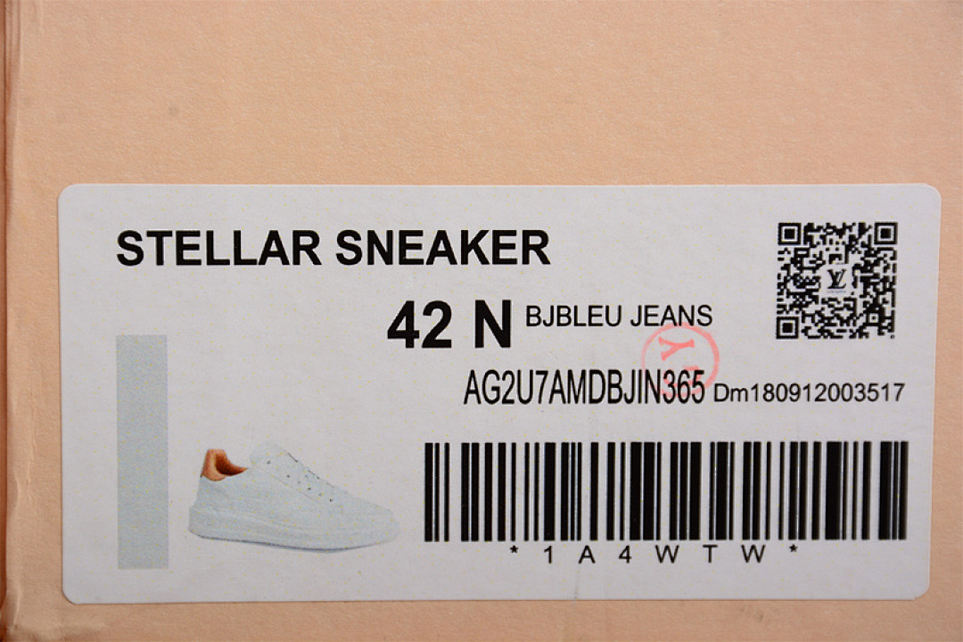 Louis Vuitton [L*V STELLAR SNEAKERS WHITE/WHITE/LIGHT BROWN]-[MAN:39-45] - Image 3