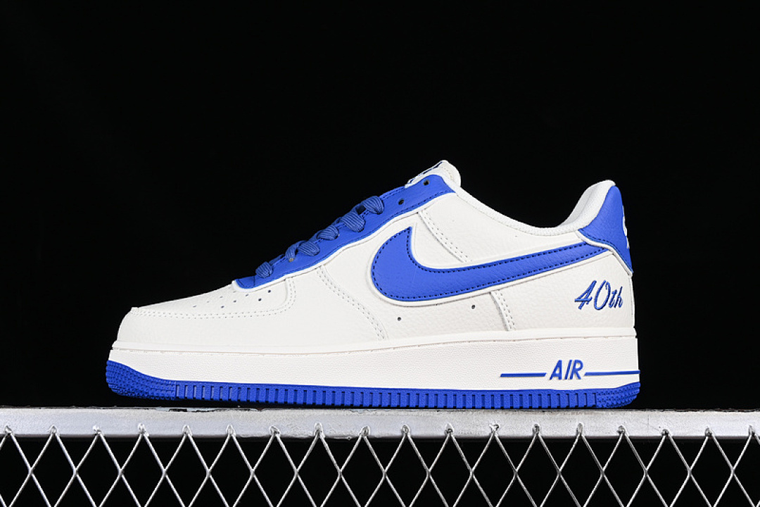 Nike [JF1983-555]-[AIR FORCE 1 LOW 40TH WHITE/BLUE]-[WOMAN:36-39]-[MAN:40-45], photo 1