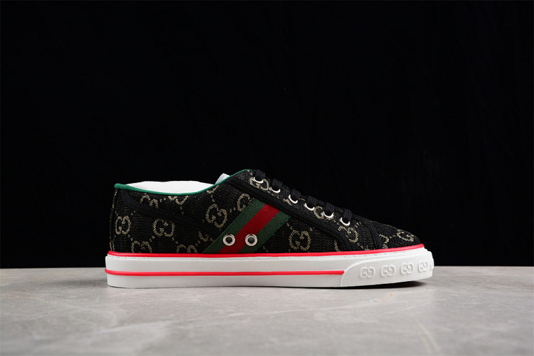 Gucci [GU*CCI TENNIS 1977 PRINT SNEAKER BLACK/WHITE/RED]-[MAN:40-44] - Image 11