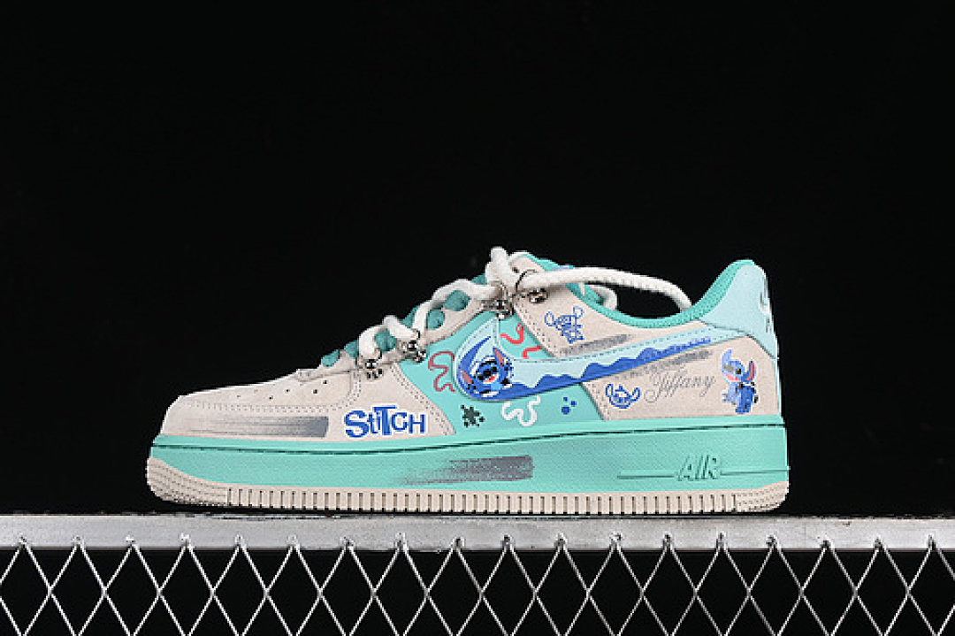 Nike [DZ1328-222]-[AIR FORCE 1 07 LOW STITCH GREY/BLUE]-[WOMAN:36-39]-[MAN:40-45], photo 1