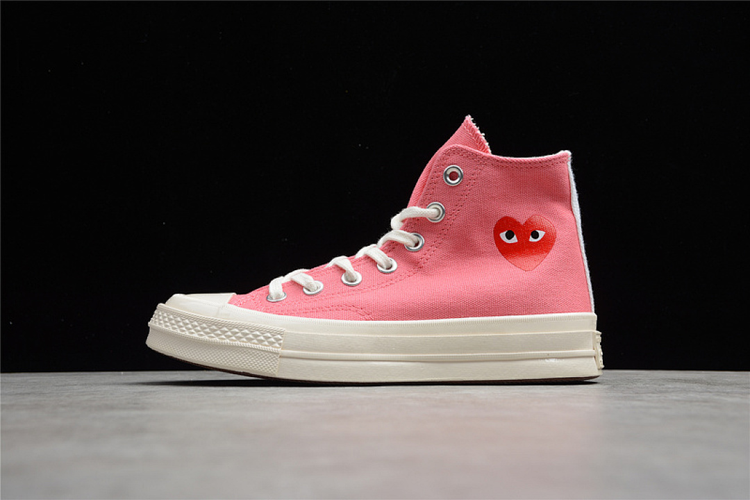 Converse Converse COMME DES GARÇONS PLAY X CHUCK TAYLOR ALL-STAR 70S HIGH BRIGHT PINK/RED/WHITE · 168300C, photo 1