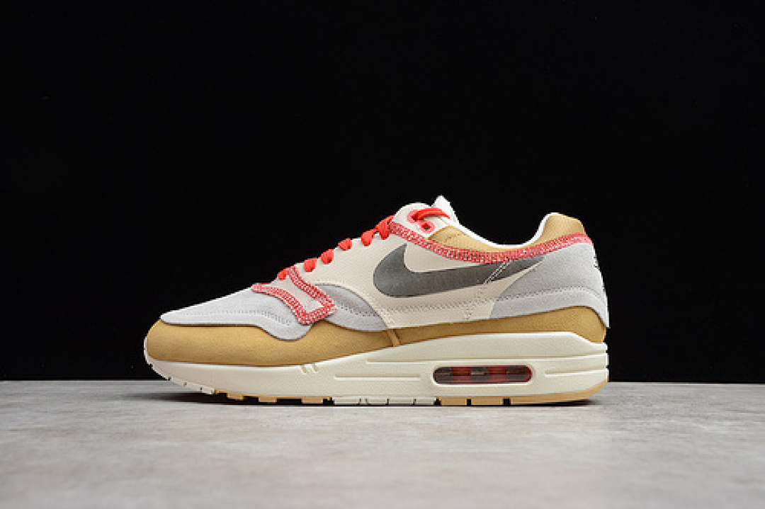 Unbranded [858876-713]-[AIR MAX 1 INSIDE OUT CLUB GOLD/BLACK/UNIVERSITY RED]-[MAN:39-45]-[OG00146], photo 1