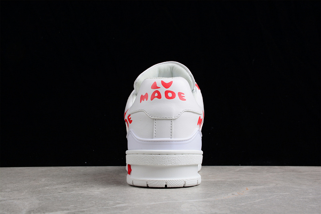 Louis Vuitton [L*V TRAINER SHOES LOW WHITE/WHITE/RED]-[MAN:38-45] - Image 14