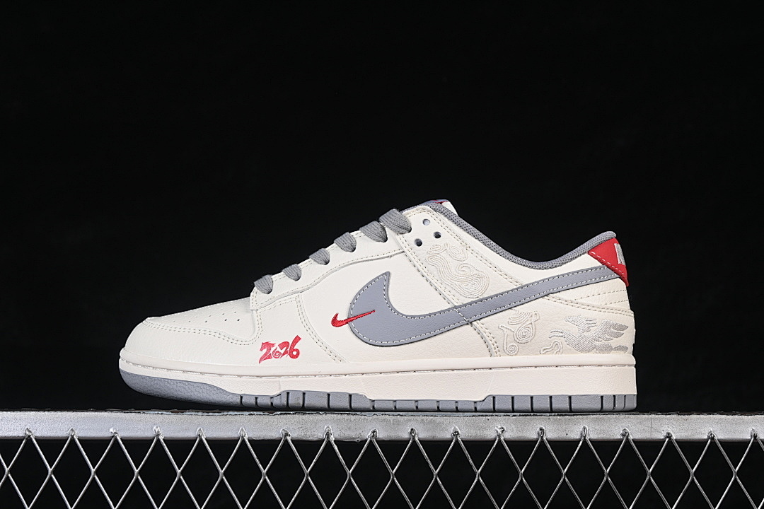 Unbranded [FF9989-024]-[SB DUNK LOW LOW-TOP CASUAL SKATE SHOES WHITE/GREY]-[WOMAN:36-39]-[MAN:40-45], photo 1
