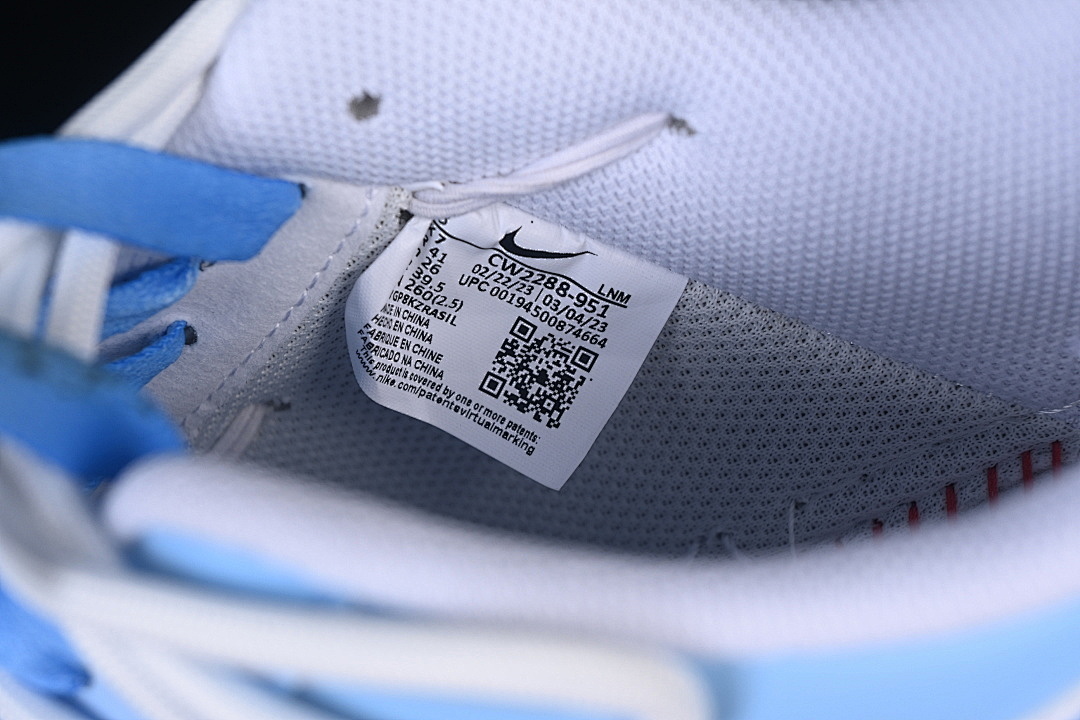 Nike [CD2288-951]-[AIR FORCE 1 07 LOW CASUAL SNEAKERS SKY BLUE/WHITE]-[WOMAN:36-39]-[MAN:40-45] - Image 5