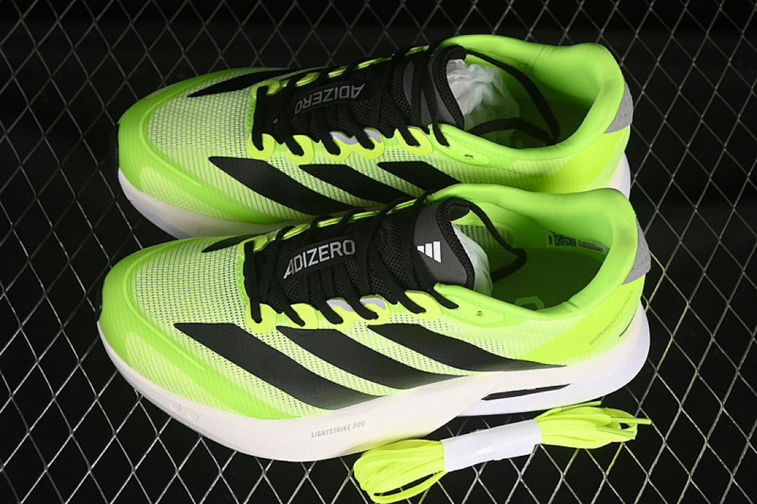 On Running [JS4933]-[ADIZERO BOSTON 13 WHITE/BLACK/GREEN]-[WOMAN:36-39]-[MAN:40-46] - Image 11