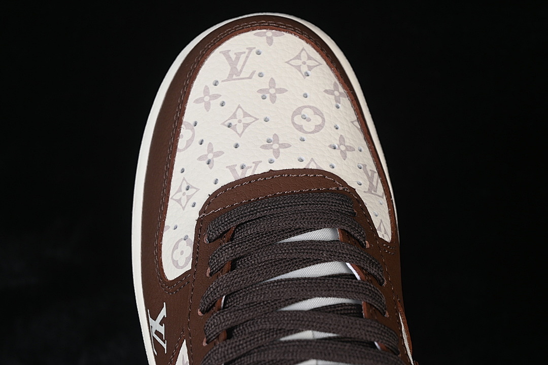 Nike [DF0188-127]-[AIR FORCE 1 07 LOW CASUAL SNEAKERS WHITE/BROWN]-[WOMAN:36-39]-[MAN:40-45] - Image 10