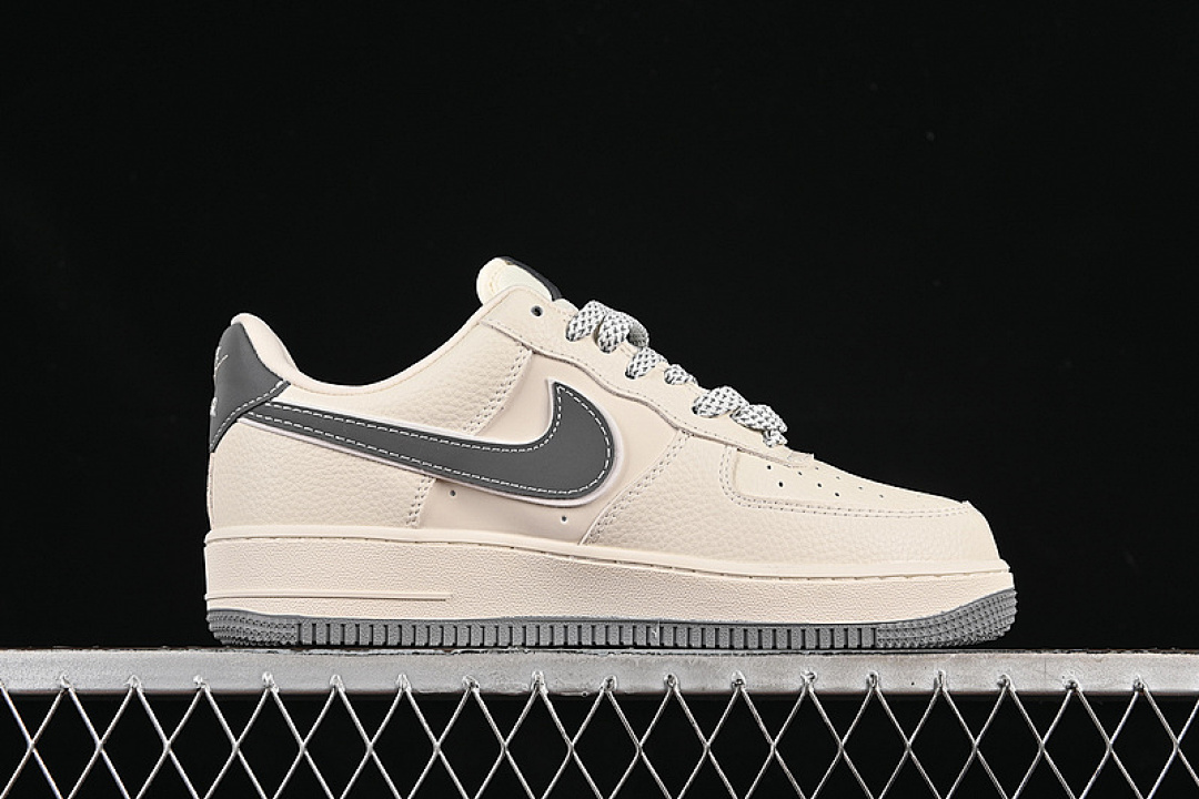 Nike [KJ1688-004]-[AIR FORCE 1 07 LOW OFF-WHITE WHITE/GREY]-[WOMAN:36-39]-[MAN:40-45] - Image 15