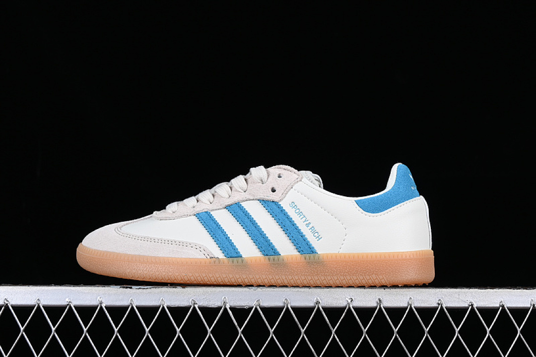 Adidas [IE7096]-[ADIDAS SPORTY RICH X SAMBA OGCREAM BLUE]-[WOMAN:36-39]-[MAN:40-45], photo 1