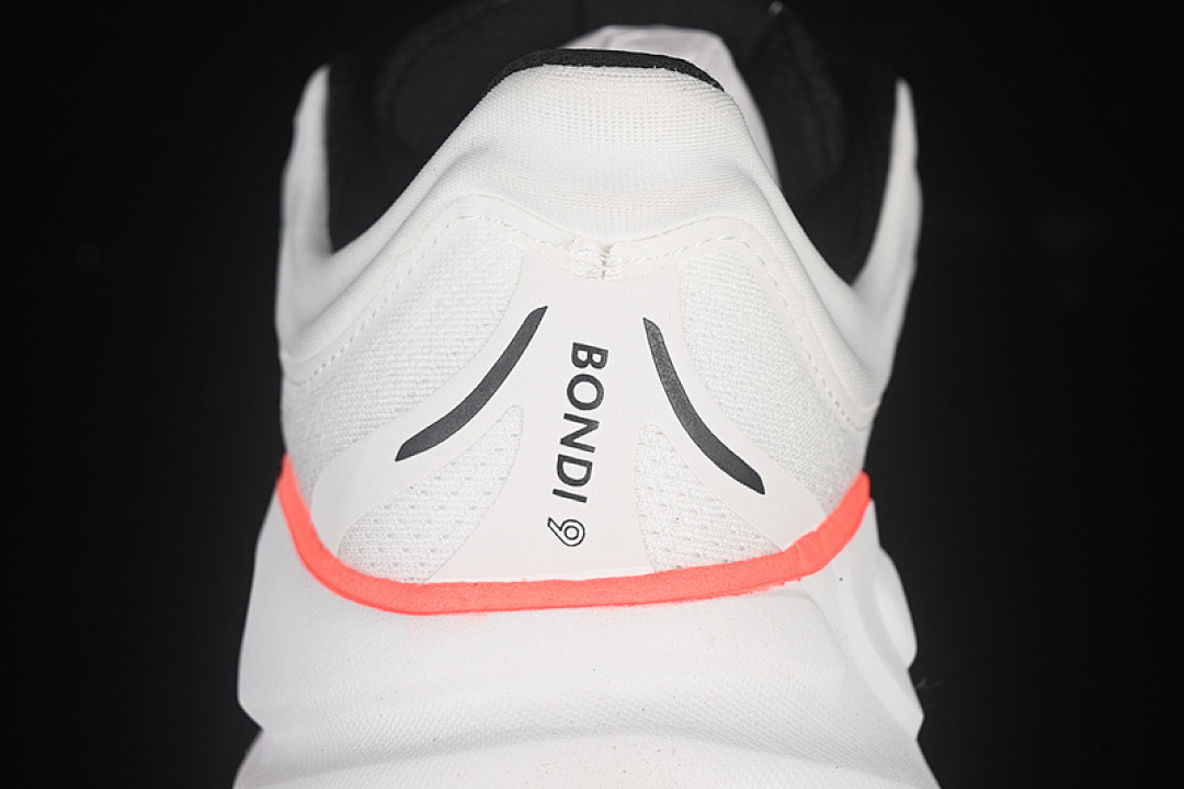On Running [1162011 WBLC]-[HOKA ONE BONDI 9 WHITE/BLACK/ORANGE]-[WOMAN:36-39]-[MAN:40-45] - Image 7