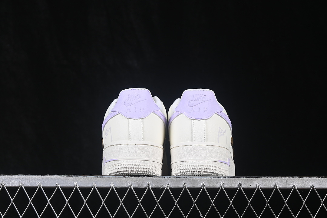 Nike [FV3654-511]-[AIR FORCE 1 07 LOW CASUAL SNEAKERS WHITE/VIOLET]-[WOMAN:36-39]-[MAN:40-45] - Image 13