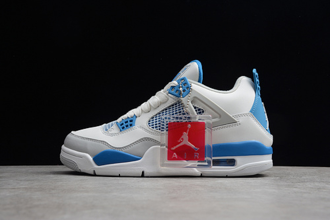 Jordan [84-82-93]-[308497-105]-[AIR JORDAN 4 RETRO CACTUS JACK UNIVERSITY WHITE/BLUE]-[MAN:40-46], photo 1