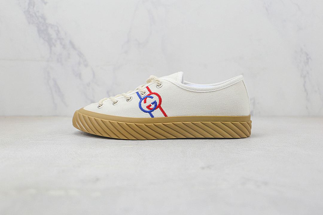 Unbranded [GU*CCI X DIS*NEY CLOTH SHOES WHITE/BLUE/RED]-[WOMAN:35-39]-[MAN:40-45], photo 1
