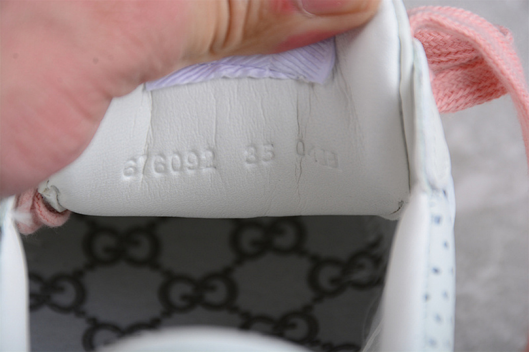 Chanel [GU*CCI SCREENER GG HIGH-TOP SNEAKER WHITE/WHITE/PINK]-[WOMAN:35-39]-[MAN:40-44] - Image 3