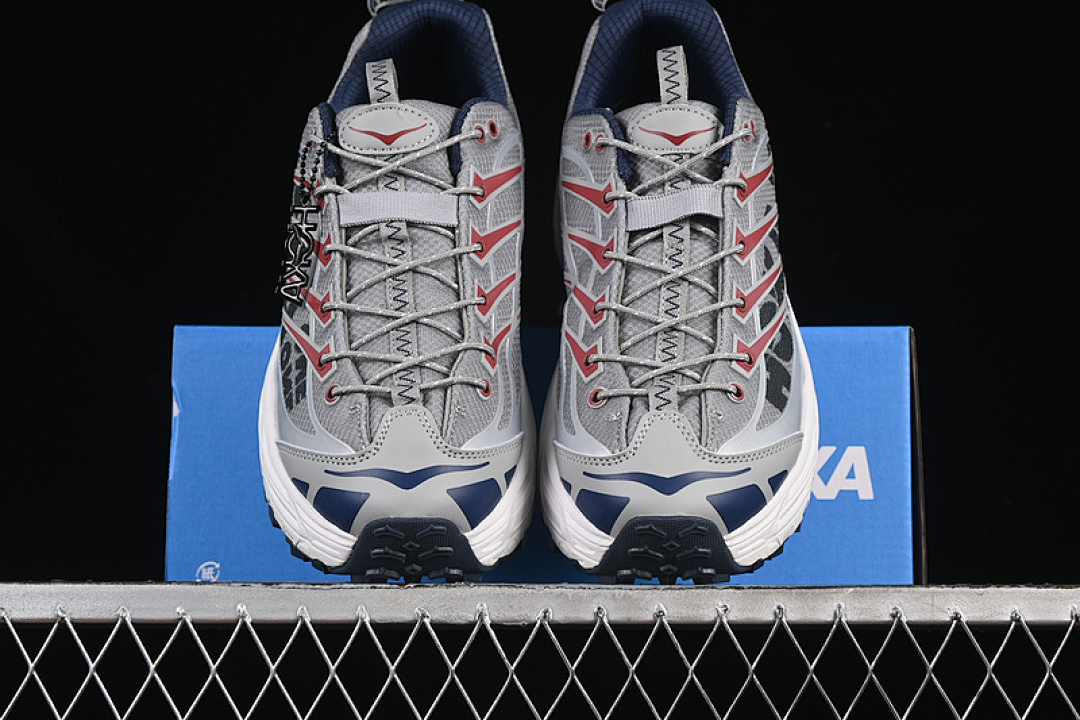 Hoka [1141572 LOSP]-[HOKA MAFATE THREE 2 GREY/WHITE/BLUE]-[WOMAN:36-39]-[MAN:40-45] - Image 14