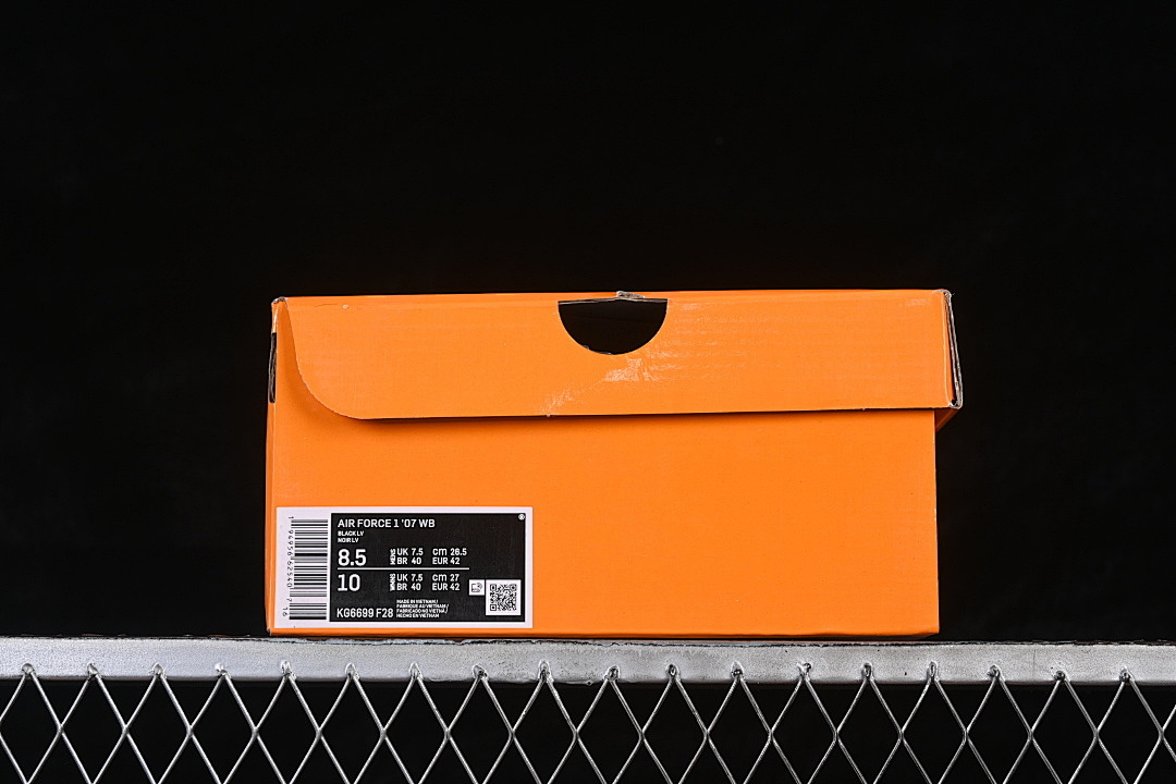 Nike [KG6699-F28]-[AIR FORCE 1 07 LOW WHITE/BLACK/GREY]-[WOMAN:36-39]-[MAN:40-45] - Image 12