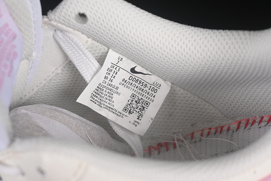 Nike [DD8959-100]-[AIR FORCE 1 07 LOW WHITE/PINK]-[WOMAN:36-39]-[MAN:40-45] - Image 6