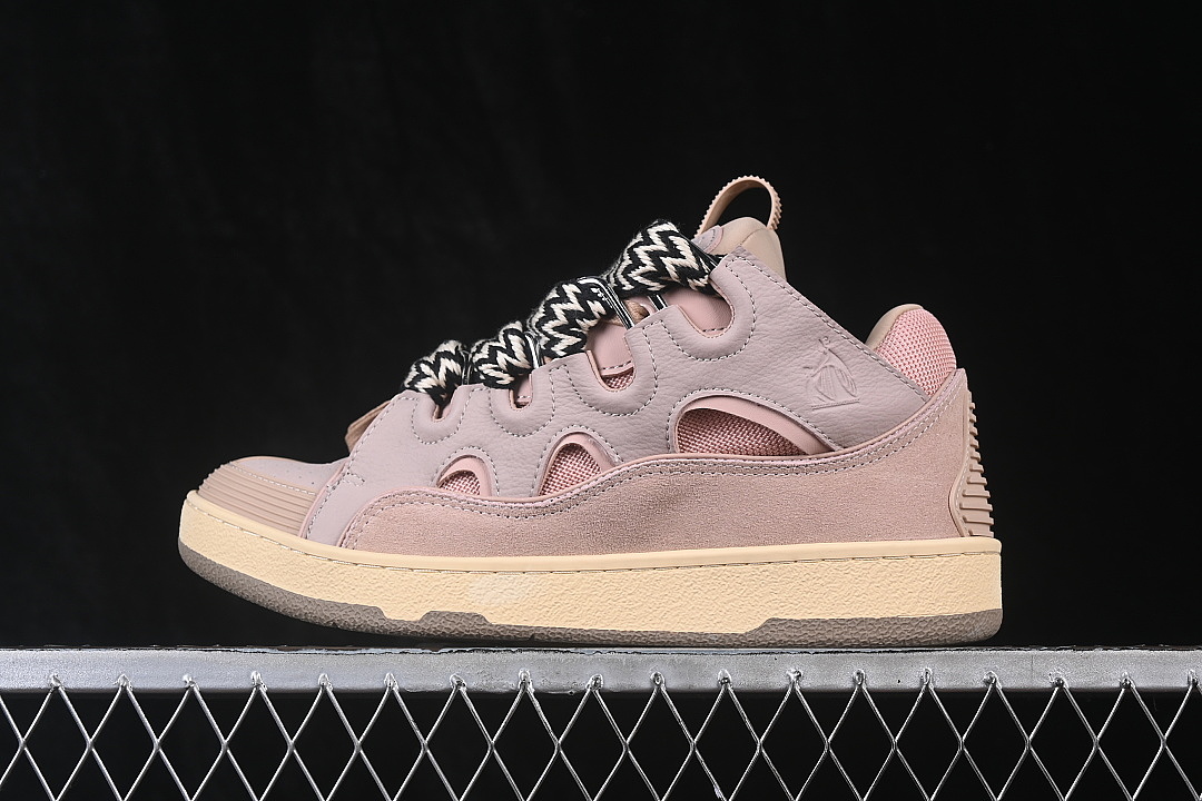 [LAC UP LOW TOP CASUAL LIFE SHOES DUSTY PINK/BEIGE]-[WOMAN:36-39]-[MAN:40-47], photo 1