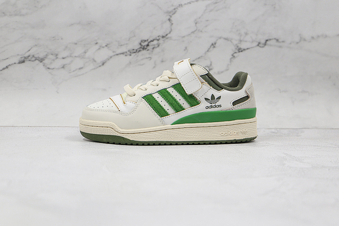 Unbranded [FY8683]-[FORUM 84 LOW SHOES CLOUD WHITE/CREW GREEN/WILD PINE]-[WOMAN:36-39]-[MAN:40-44], photo 1