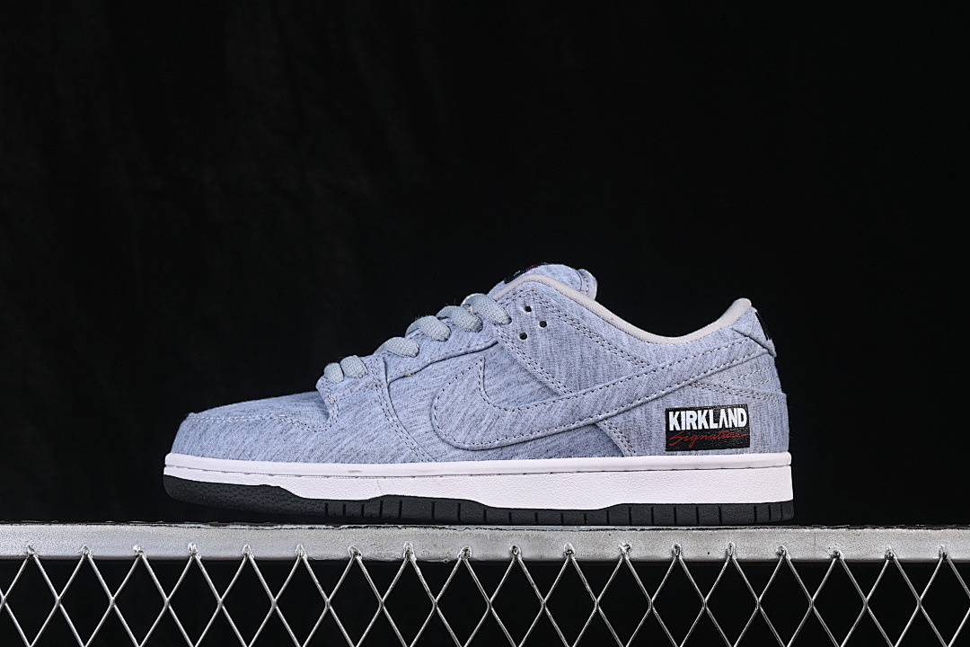 Nike SB DUNK LOW LOW-TOP CASUAL SNEAKERS GREY/GREY/GREY · IF0673-001, photo 1