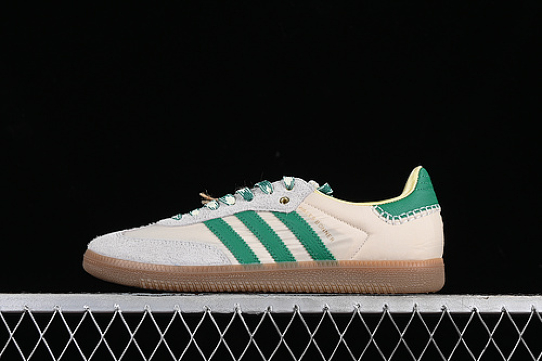 Adidas [GY4344]-[WALES BONNER X SAMBA CREAM WHITE/BOLD GREEN/EASY YELLOW]-[WOMAN:36-39]-[MAN:40-46], photo 1