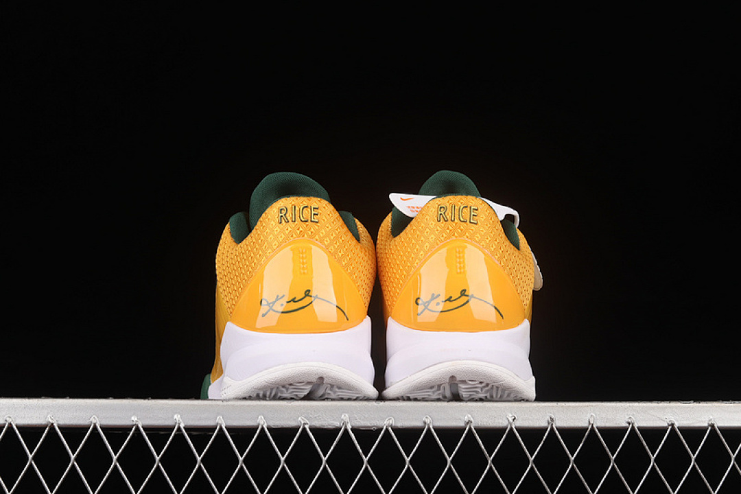 Nike [386429-700]-[ZOOM KOBE 5 RICE AWAY VARSITY MAIZE/DEEP FOREST-WHITE]-[MAN:39-46] - Image 14
