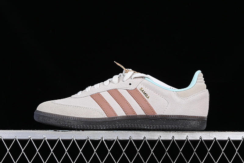 Adidas Adidas SAMBA VEGAN OG GREY/BROWN/BLACK · ID2047, photo 1