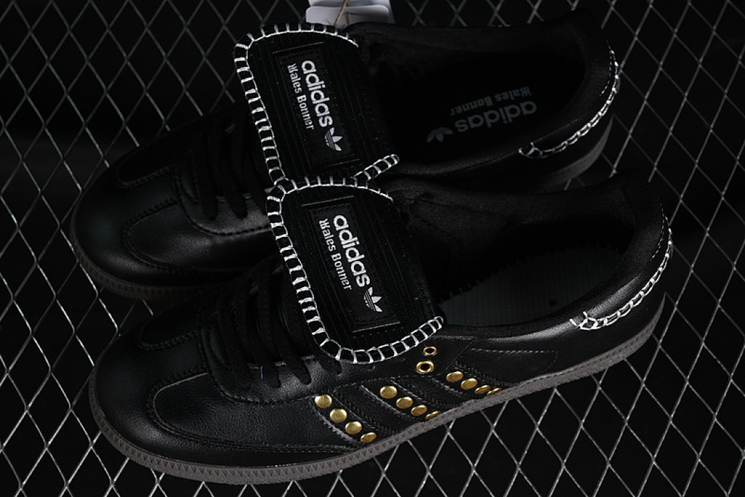 Adidas [IG4303]-[SAMBA OG WALES BONNER STUDDED PACK BLACK CORE BLACK/CREAM WHITE]-[UNISEX:35-45] - Image 12
