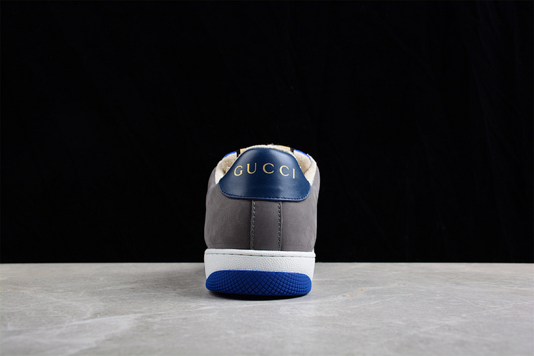 Gucci [GU*CCI DISTRESSED SCREENER SNEAKERS GREY/DARK BLUE/RED-WHITE]-[MAN:40-45] - Image 10