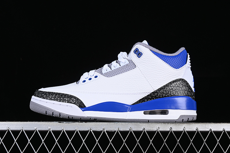 Jordan AIR Jordan 3 RACER BLUE WHITE/GREY/BLACK/BLUE · CT8532-145, photo 1