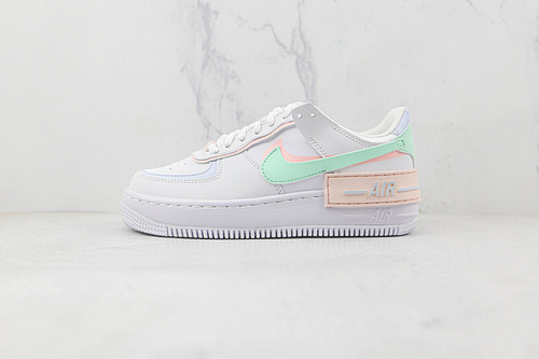 Nike [CI0919-117]-[AIR FORCE 1 SHADOW WHITE/ATMOSPHERE/MINT FOAM/FOOTBALL GREY]-[WOMAN:35.5-40], photo 1