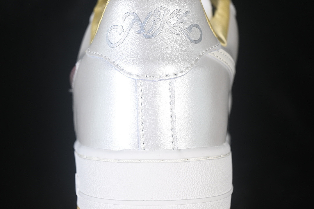 Nike [IR8218-118]-[AIR FORCE 1 07 LOW CASUAL SNEAKERS SILVER/SILVER]-[WOMAN:35.5-39]-[MAN:40-45] - Image 7