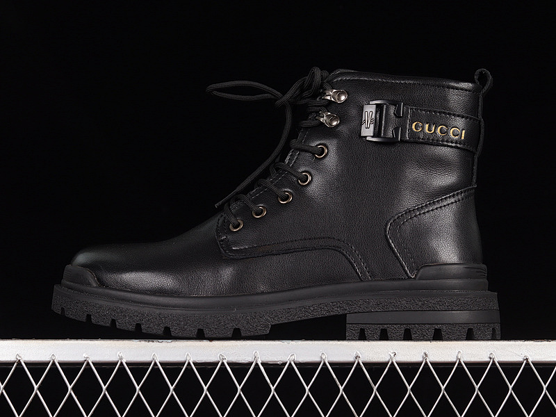 Gucci Gucci SCREENER GG HIGH-TOP SNEAKERS BLACK/BLACK/BLACK · JPO88319, photo 1