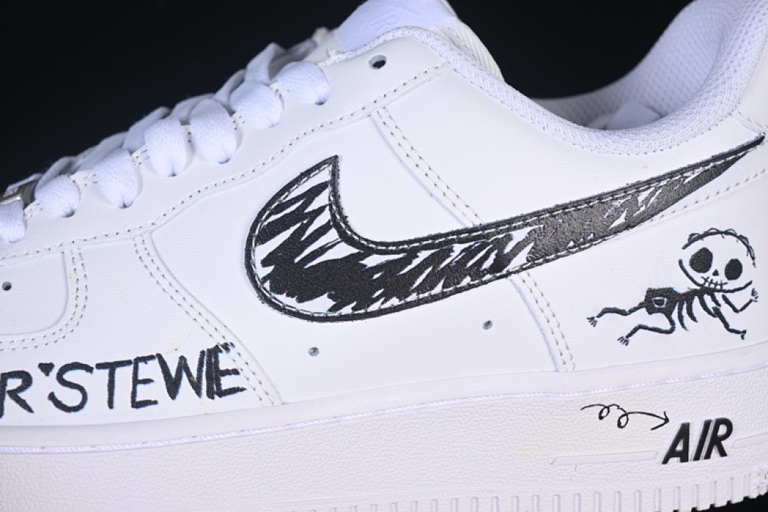 Nike [FV5159-111]-[AIR FORCE 1 07 LOW CASUAL SNEAKERS BLACK/WHITE]-[WOMAN:36-39]-[MAN:40-45] - Image 7