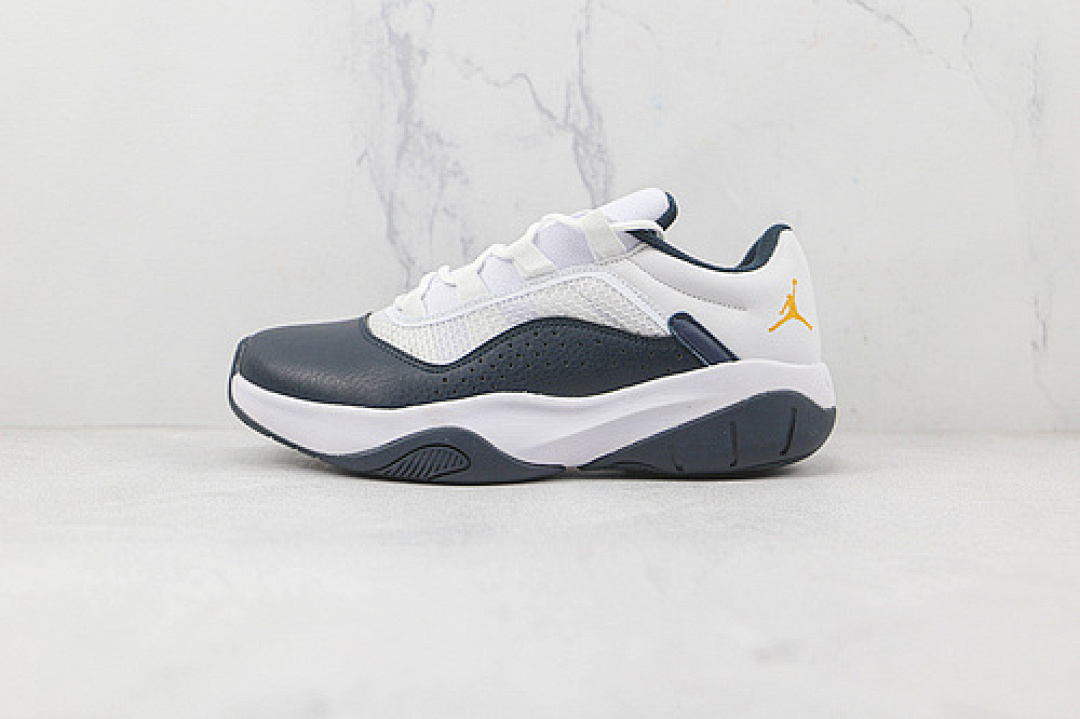 Jordan [CW0784-147]-[AIR JORDAN 11 CMFT LOW MICHIGAN WHITE/ARMORY NAVY/POLLEN]-[WOMAN:36-39], photo 1