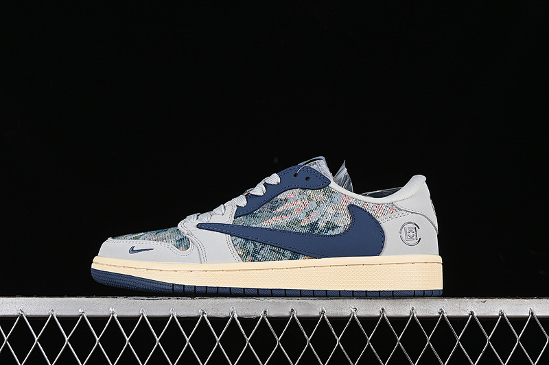 Jordan TRAVIS SCOTT X FRAGMENT DESIGN AIR Jordan 1 LOW OG SP GREY/BLUE · JH6088-707, photo 1