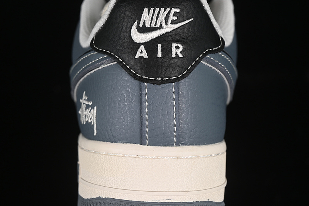 Nike [XS1958-553]-[AIR FORCE 1 07 LOW WHITE/GREY/BLACK]-[WOMAN:36-39]-[MAN:40-45] - Image 7