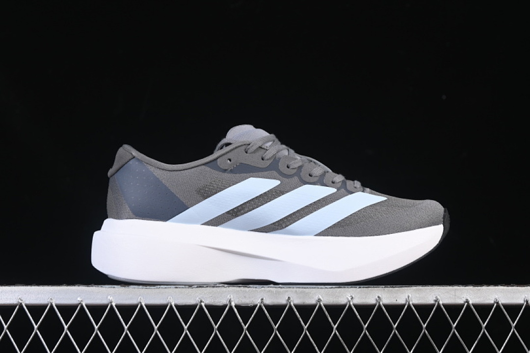 Adidas [JS4489]-[EVO SL BREATHABLE RUNNING SHOES DARK GRAY/WHITE/BLUE]-[WOMAN:36-39]-[MAN:40-45] - Image 15