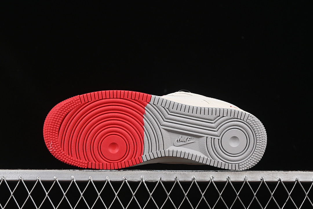 Nike [XX3168-157]-[AIR FORCE 1 07 LOW SUPREME WHITE/GREY/RED]-[WOMAN:36-39]-[MAN:40-45] - Image 15