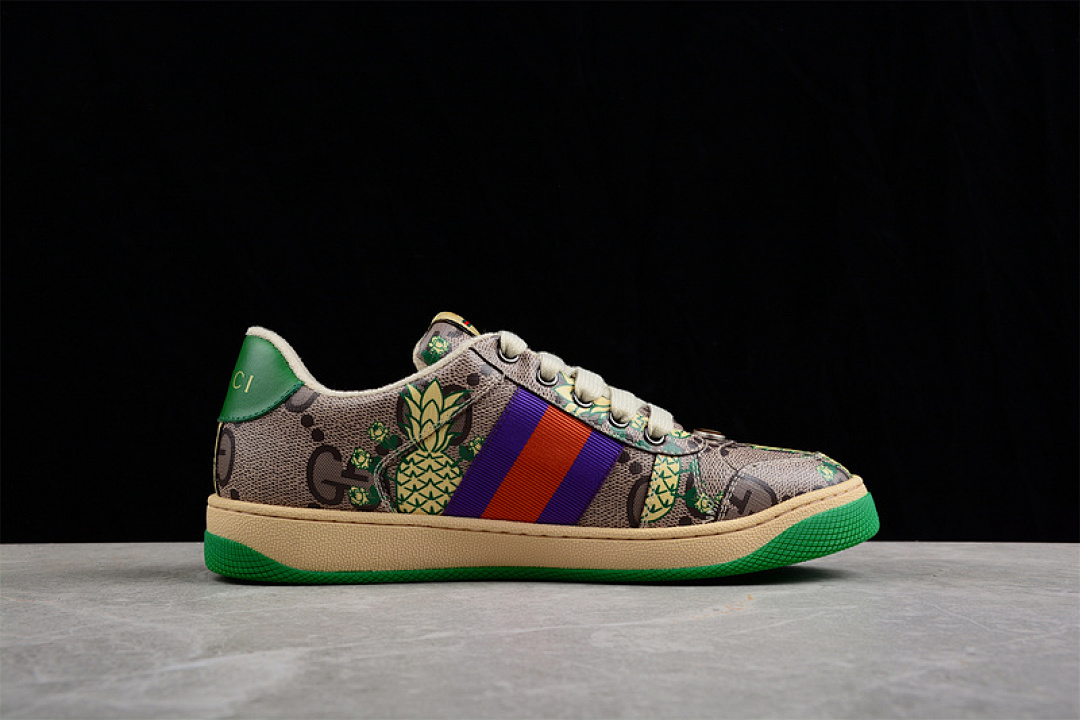 Gucci [GU*CCI DISTRESSED SCREENER SNEAKER GREY/PURPLE/RED-GREEN]-[WOMAN:35-39]-[MAN:40-45] - Image 13