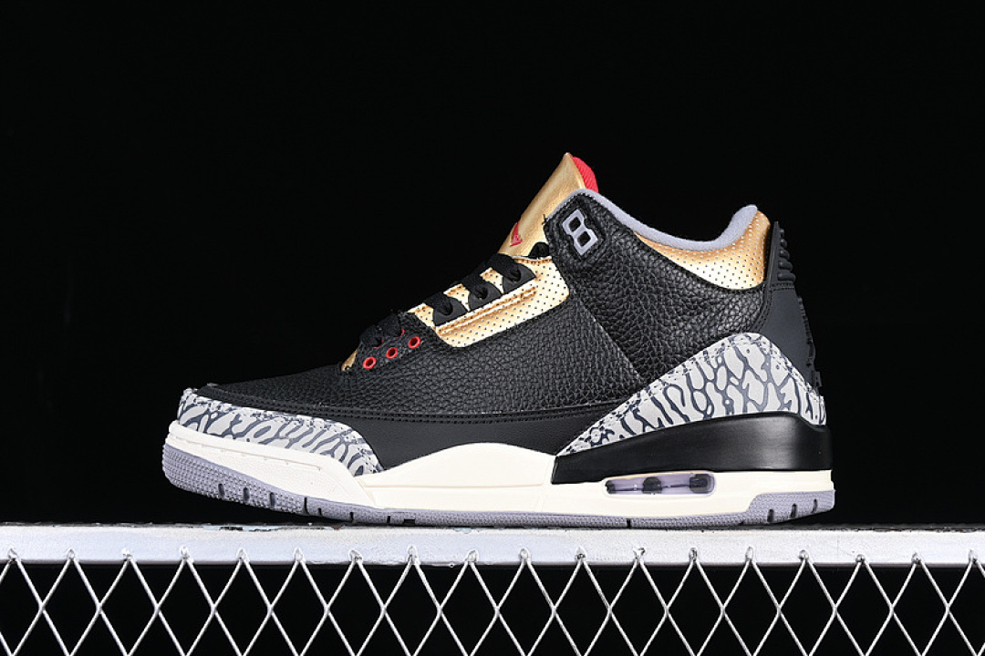 Jordan [CK9246-067]-[AIR JORDAN 3 RETRO BLACK/FIRE RED/METALLIC GOLD/CEMENT GREY]-[MAN:40-47.5], photo 1
